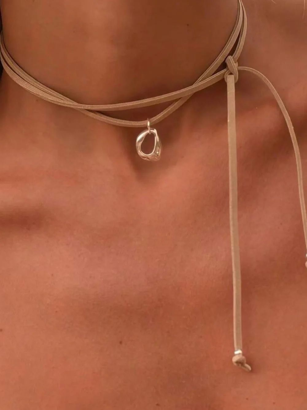 Boho wrap necklace N2377